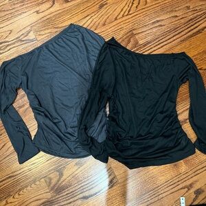 SHEIN Black and Gray Long Sleeve Tees bundle